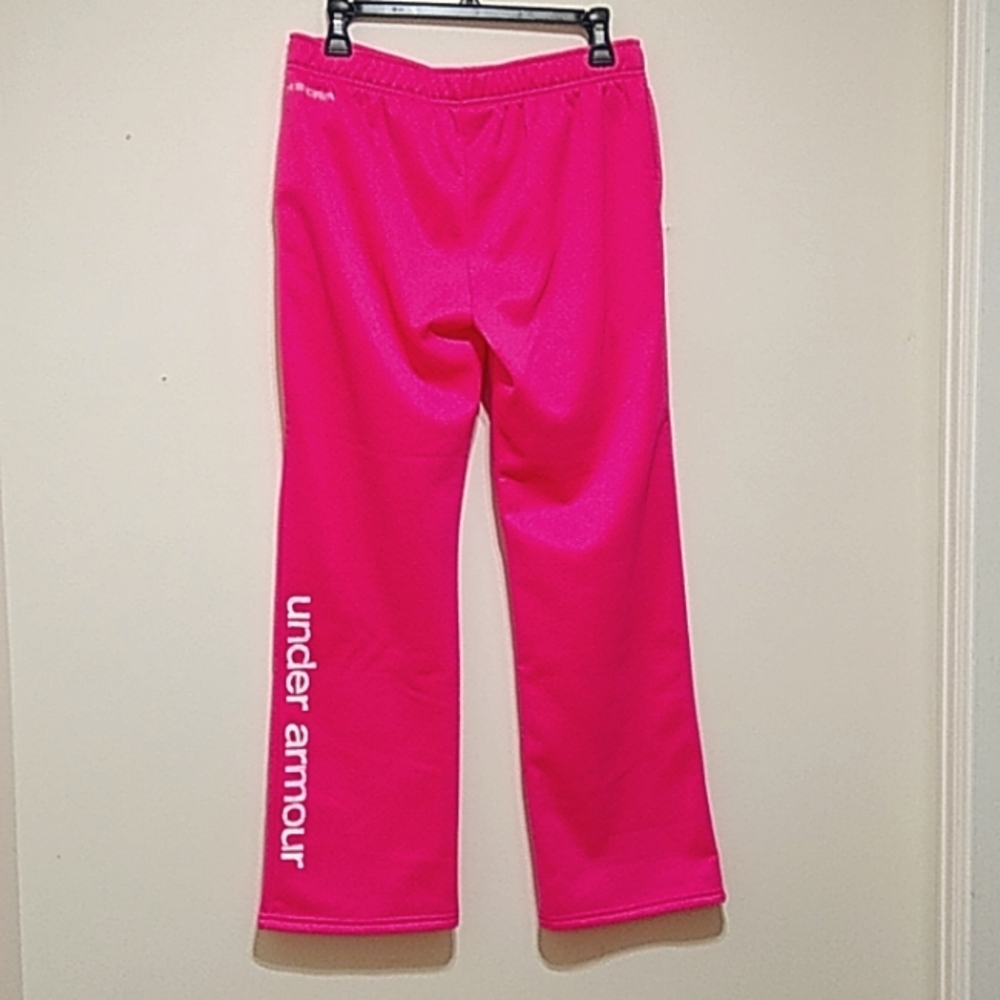 Under Armour Storm Pink Fleece Lined Sweat Pants - Picture 2 of 2